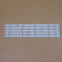 TV LED bary dla PHILIPS 40PFL3008H-12 40PFL3008K/12 40PFL3028H/12 40PFL3018H/12 zestaw pasków podświetlenia LED 9LED lampy obiektyw 5 pasm 1